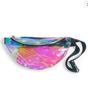 NWT BECCA Holographic Fanny Pack Waist Bum Bag 🎶 Festivals & Parks & Sports